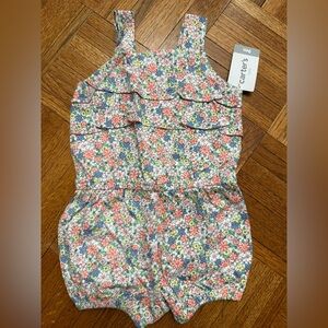 Carter's Multicolor Floral Baby Romper NWT Size 9 months